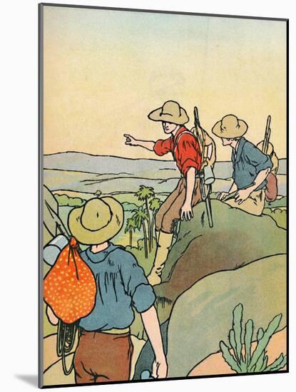 'Early Settlers in Australia', 1912-Charles Robinson-Mounted Giclee Print