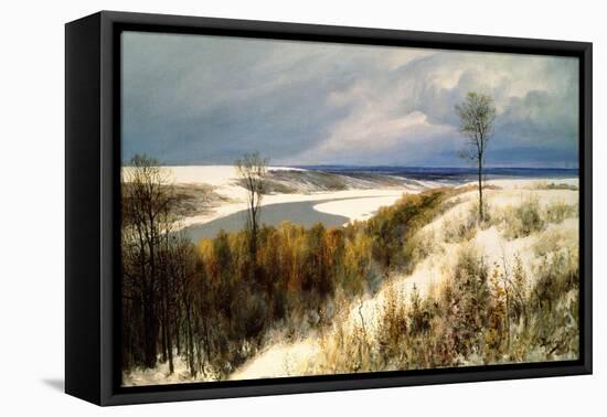 Early Snow, 1891-Vasili Dmitrievich Polenov-Framed Premier Image Canvas
