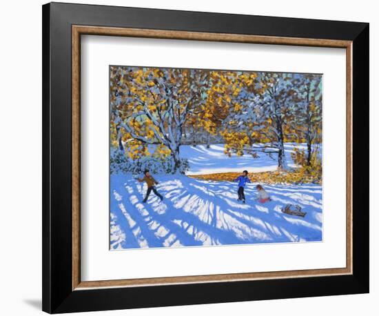 Early Snow, Allestree Park-Andrew Macara-Framed Giclee Print