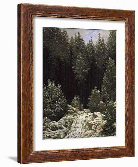 Early Snow, c.1828-Caspar David Friedrich-Framed Giclee Print