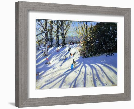 Early Snow, Darley Park-Andrew Macara-Framed Giclee Print