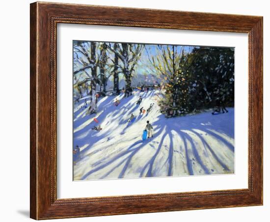 Early Snow, Darley Park-Andrew Macara-Framed Giclee Print