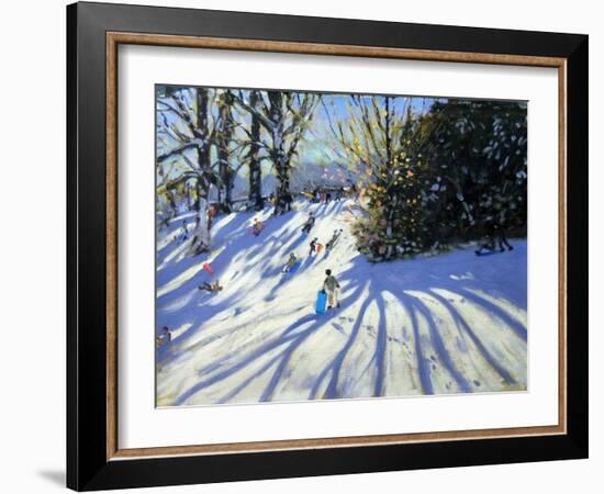 Early Snow, Darley Park-Andrew Macara-Framed Giclee Print