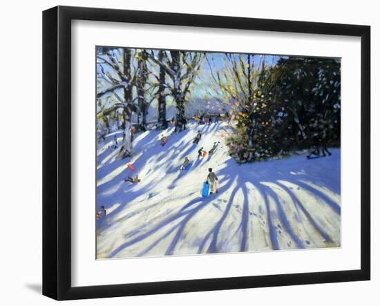 Early Snow, Darley Park-Andrew Macara-Framed Giclee Print