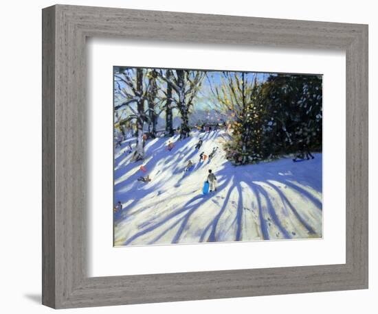 Early Snow, Darley Park-Andrew Macara-Framed Giclee Print