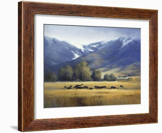 Early Snow-David Marty-Framed Giclee Print