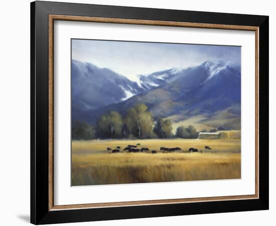 Early Snow-David Marty-Framed Giclee Print