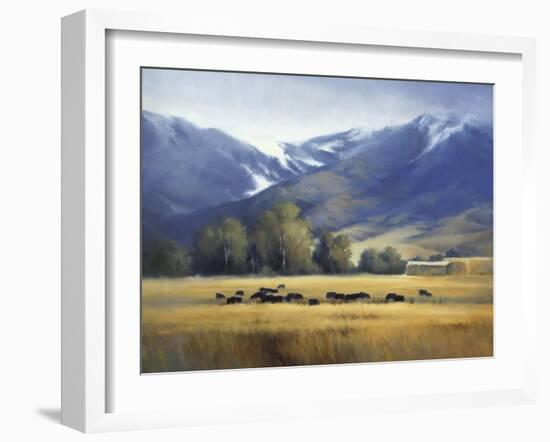 Early Snow-David Marty-Framed Giclee Print
