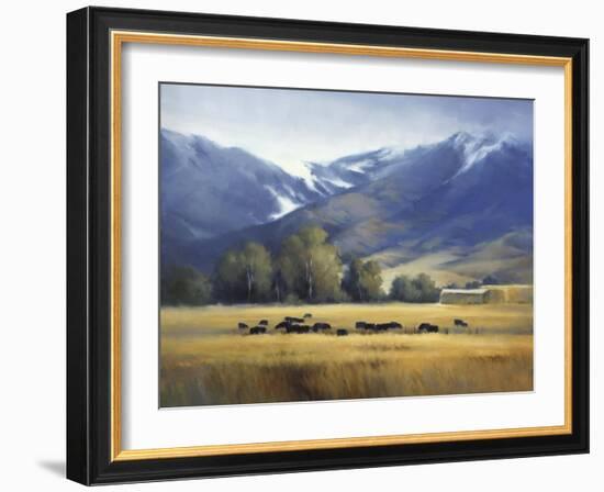 Early Snow-David Marty-Framed Giclee Print