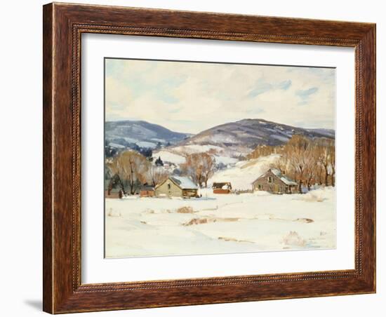 Early Snow-George Gardner Symons-Framed Giclee Print