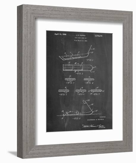 Early Snowboard Patent-null-Framed Premium Giclee Print