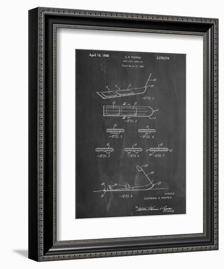 Early Snowboard Patent-null-Framed Art Print