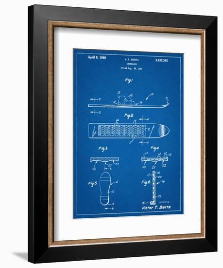 Early Snowboard Patent-null-Framed Premium Giclee Print