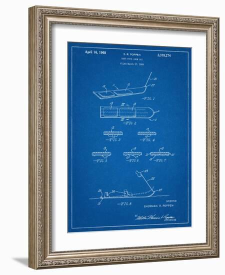 Early Snowboard Patent-null-Framed Art Print