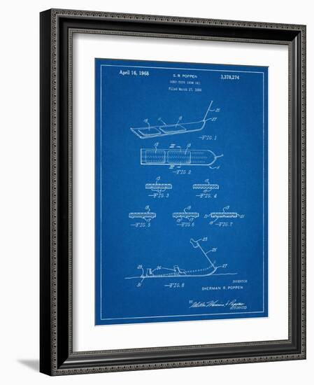 Early Snowboard Patent-null-Framed Art Print