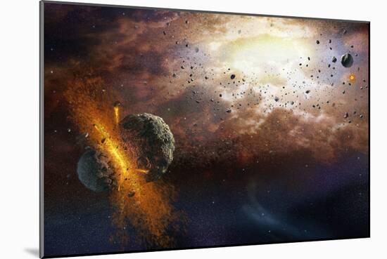 Early Solar System-Henning Dalhoff-Mounted Photographic Print
