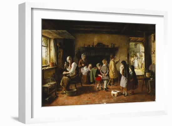 Early Sorrow, 1861-Frederick Daniel Hardy-Framed Giclee Print