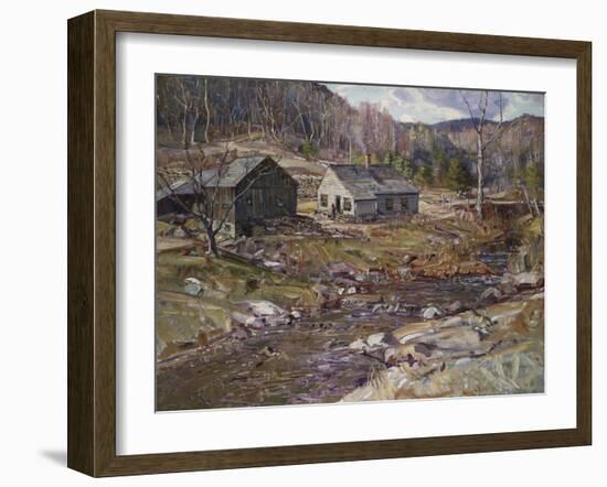 Early Spring Landscape-Leon Bakst-Framed Giclee Print