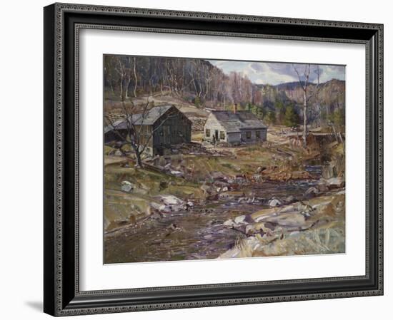 Early Spring Landscape-Leon Bakst-Framed Giclee Print