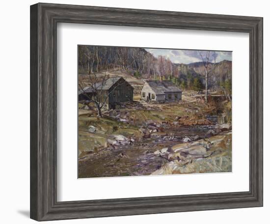 Early Spring Landscape-Leon Bakst-Framed Giclee Print