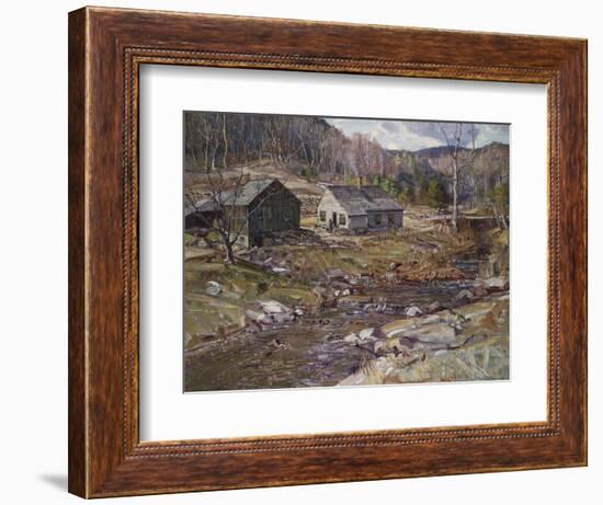 Early Spring Landscape-Leon Bakst-Framed Giclee Print