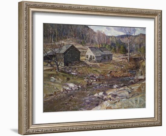 Early Spring Landscape-Leon Bakst-Framed Giclee Print