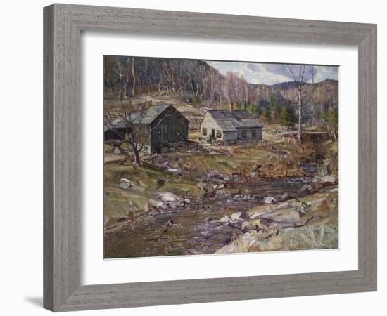 Early Spring Landscape-Leon Bakst-Framed Giclee Print