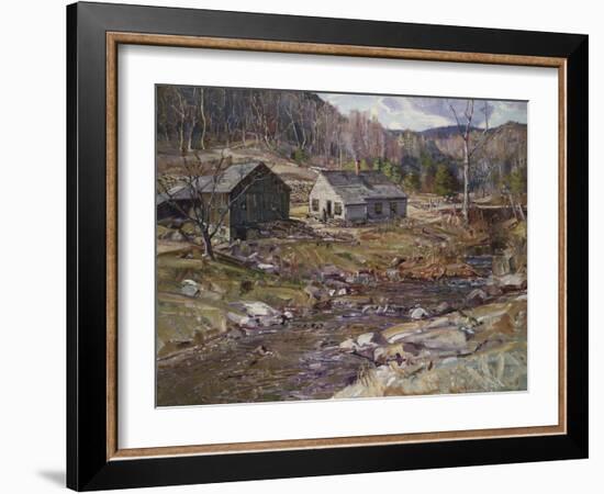 Early Spring Landscape-Leon Bakst-Framed Giclee Print