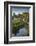 Early Spring morning view of the beautiful Cotswolds cottages at Arlington Row in Bibury-Adam Burton-Framed Photographic Print