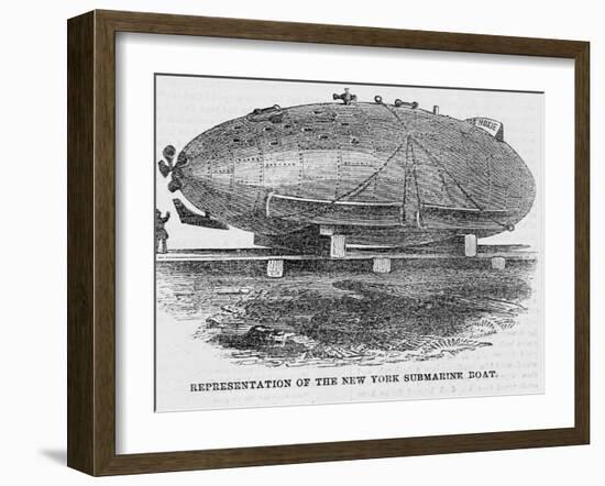 Early Submarine-null-Framed Giclee Print