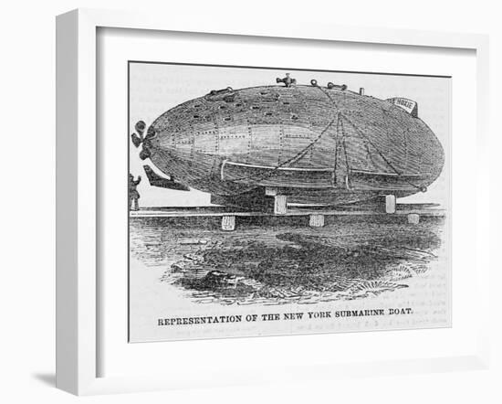 Early Submarine-null-Framed Giclee Print