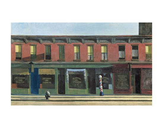 Early Sunday Morning C 1930 Art Print Edward Hopper Art Com