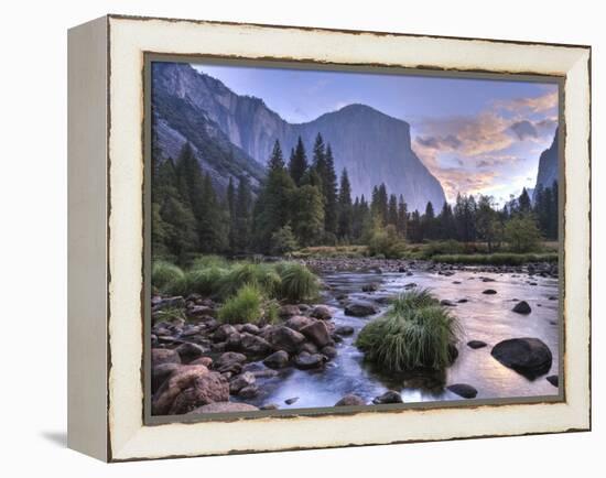 Early Sunrise, Yosemite, California, USA-Tom Norring-Framed Premier Image Canvas