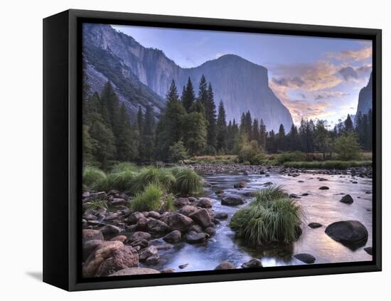 Early Sunrise, Yosemite, California, USA-Tom Norring-Framed Premier Image Canvas