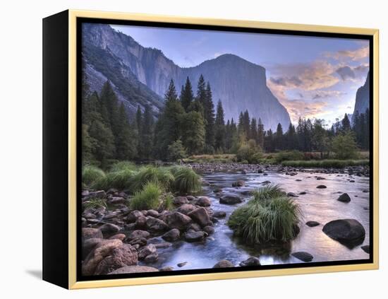 Early Sunrise, Yosemite, California, USA-Tom Norring-Framed Premier Image Canvas