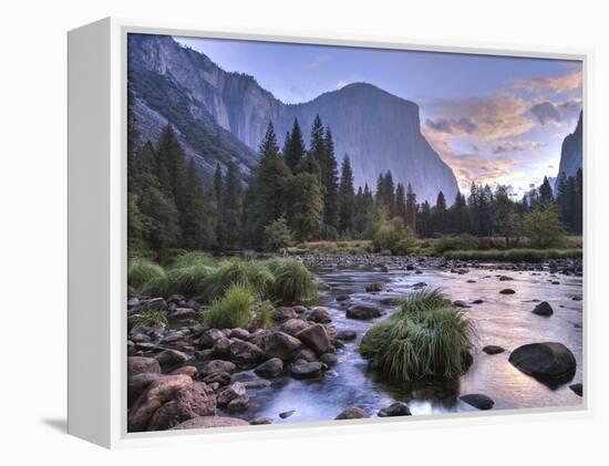 Early Sunrise, Yosemite, California, USA-Tom Norring-Framed Premier Image Canvas