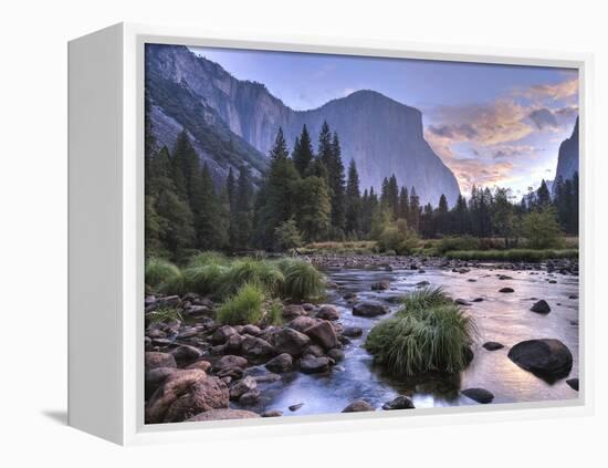 Early Sunrise, Yosemite, California, USA-Tom Norring-Framed Premier Image Canvas