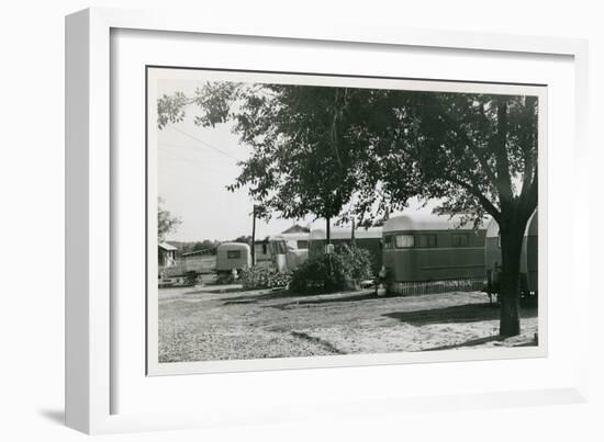 Early Trailer Park-null-Framed Art Print