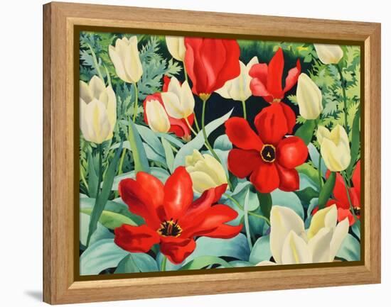 Early Tulips-Christopher Ryland-Framed Premier Image Canvas