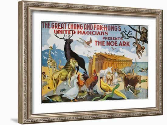 Early Twentieth-Century Spanish Poster for the Noe Ark-null-Framed Giclee Print