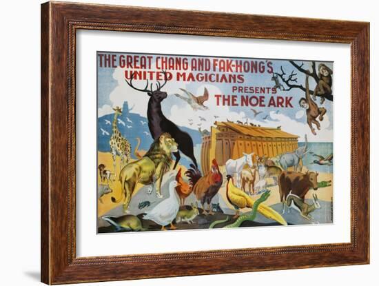 Early Twentieth-Century Spanish Poster for the Noe Ark-null-Framed Giclee Print