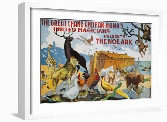 Early Twentieth-Century Spanish Poster for the Noe Ark-null-Framed Giclee Print