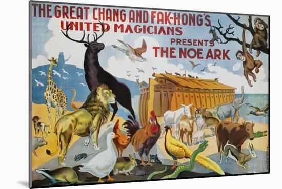 Early Twentieth-Century Spanish Poster for the Noe Ark-null-Mounted Giclee Print