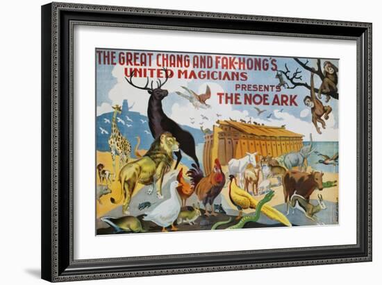 Early Twentieth-Century Spanish Poster for the Noe Ark-null-Framed Giclee Print