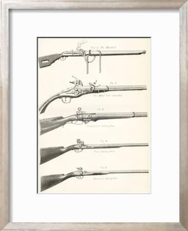 Early Types Of Firearms 1 The Matchlock 2 The Wheel Lock Arquebus 3 Snaphaunce Fowling Piece 4 Giclee Print Art Com Early Types Of Firearms 1 The Matchlock 2 The Wheel Lock Arquebus 3 Snaphaunce Fowling Piece 4 Giclee Print Art Com