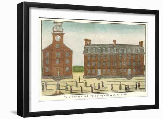 Early View, Yale University, New Haven, Connecticut-null-Framed Art Print