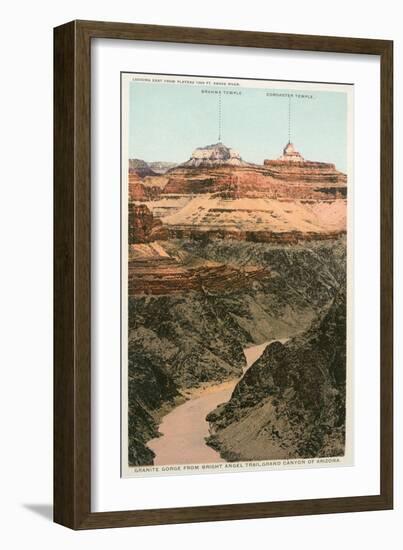 Early Views of Grand Canyon-null-Framed Art Print