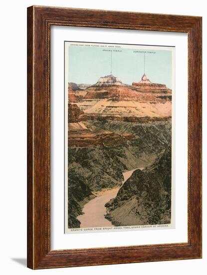 Early Views of Grand Canyon-null-Framed Art Print