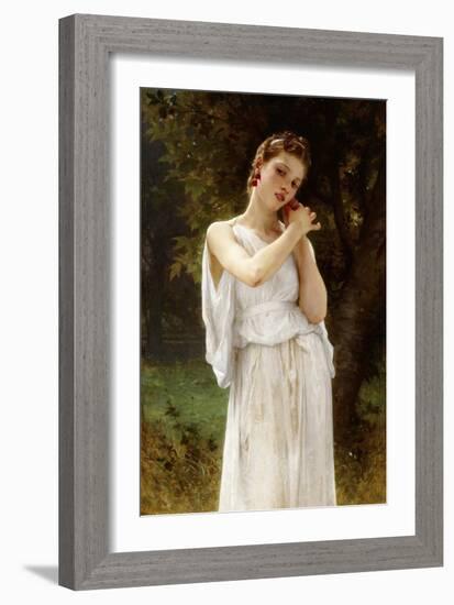 Earrings, 1891-William Adolphe Bouguereau-Framed Giclee Print