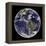 Earth and Four Storm Systems-Stocktrek Images-Framed Premier Image Canvas